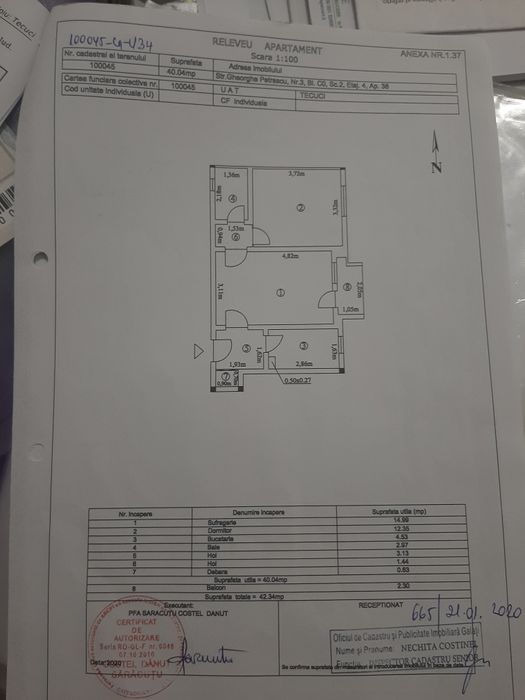 Vand Apartament 2 camere  renovat