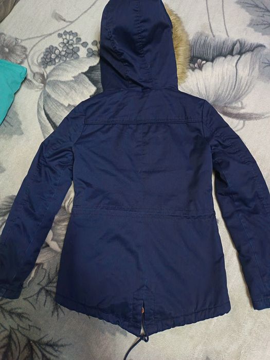 Куртка парка на девочку на 10-12 лет