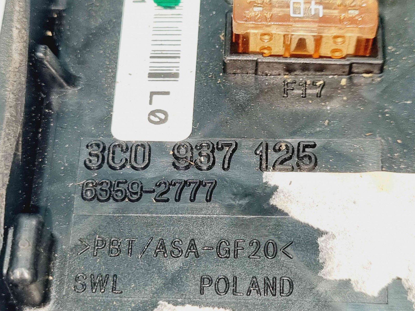 Panou sigurante Volkswagen Passat B7 (362) [Fabr 2010-2014] 3C0937125