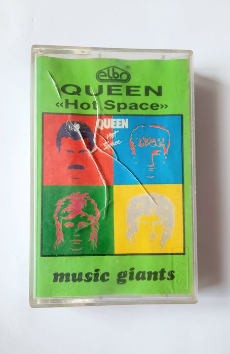 Casetă audio Queen - Hot Space originală, an 1982, pentru colecționari