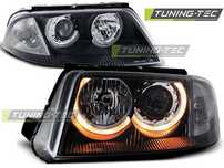 Faruri VW Passat B5.5 3BG 2001-2006 cu lupa si angel eyes