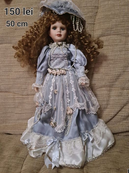 Păpuși mari din porțelan 46-54 cm