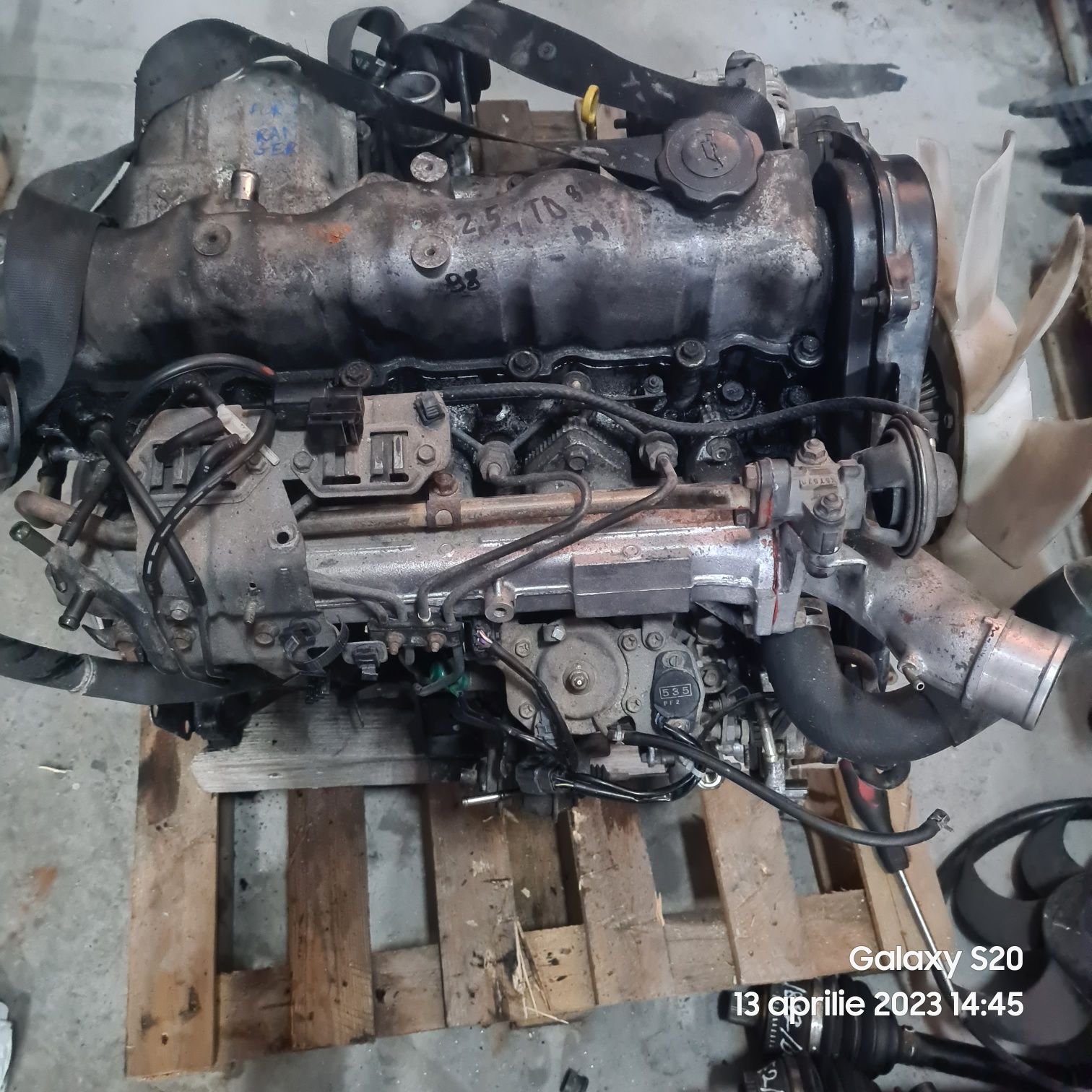 Motor ford ranger 2.5 diesel cod WLA