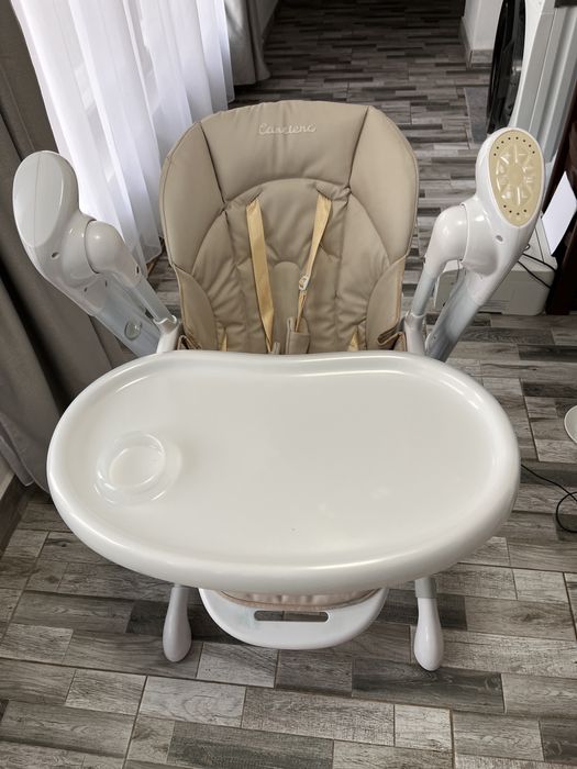 Scaun  de  masa si leaganCaretero, Indigo, scaun inalt si leagan 2in1