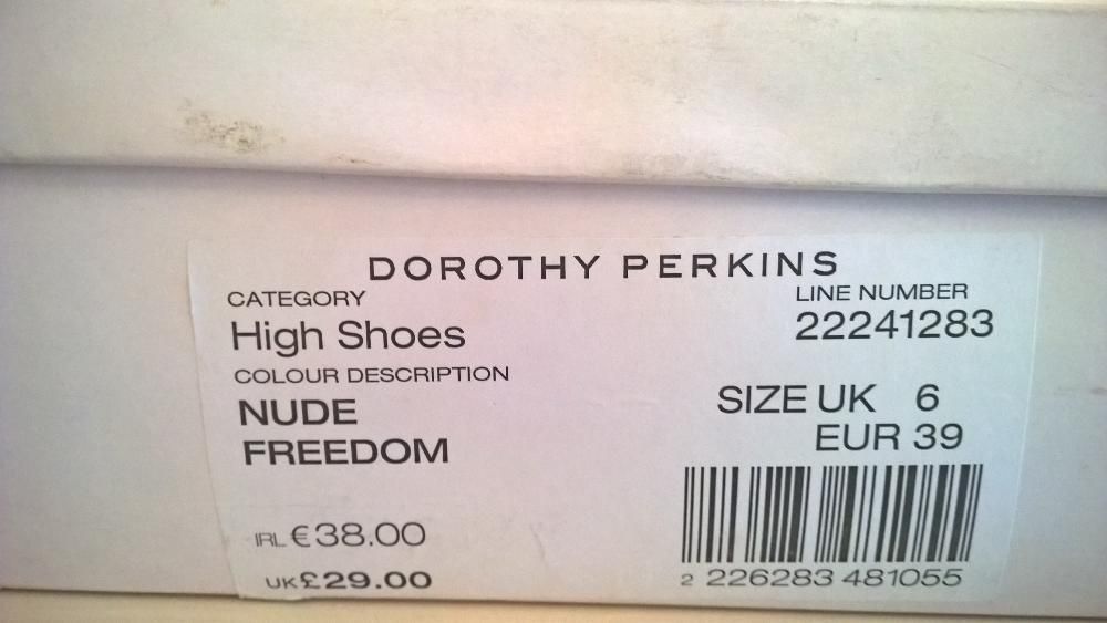 Нови обувки Dorothy Perkins 39 номер