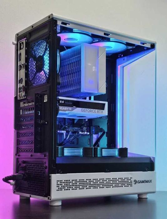 НОВ: 7500F/RTX5060/32GB RAM/1TB SSD/Дигит. охл.- Компютър Aurora AR001