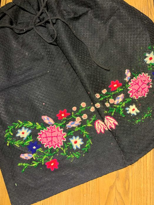 Автентични ръчно тъкани вълнени престилки ленени кърпи народна носия