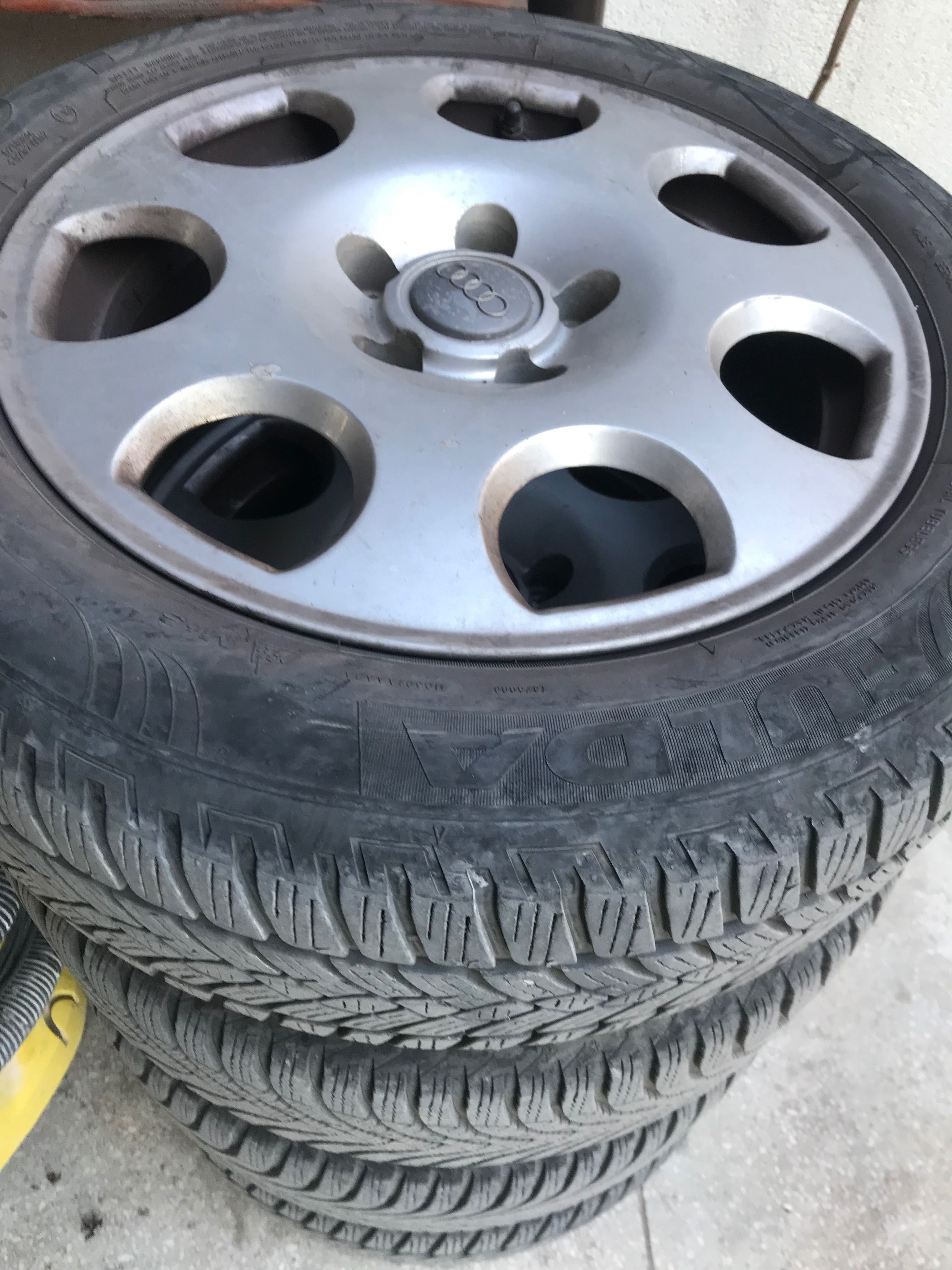 Лети джанти 16 5х112 audi vw с Гуми