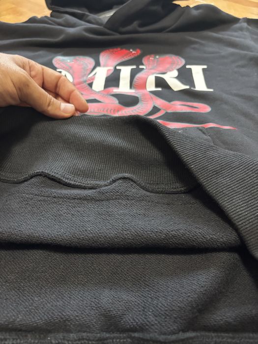 Amiri hoodie snake black/red