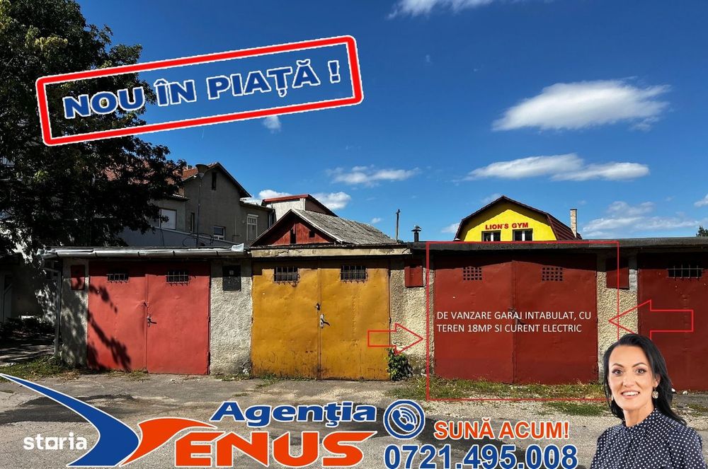 Garaj ULTRACENTRAL de vanzare in Piata Avram Iancu in Carei