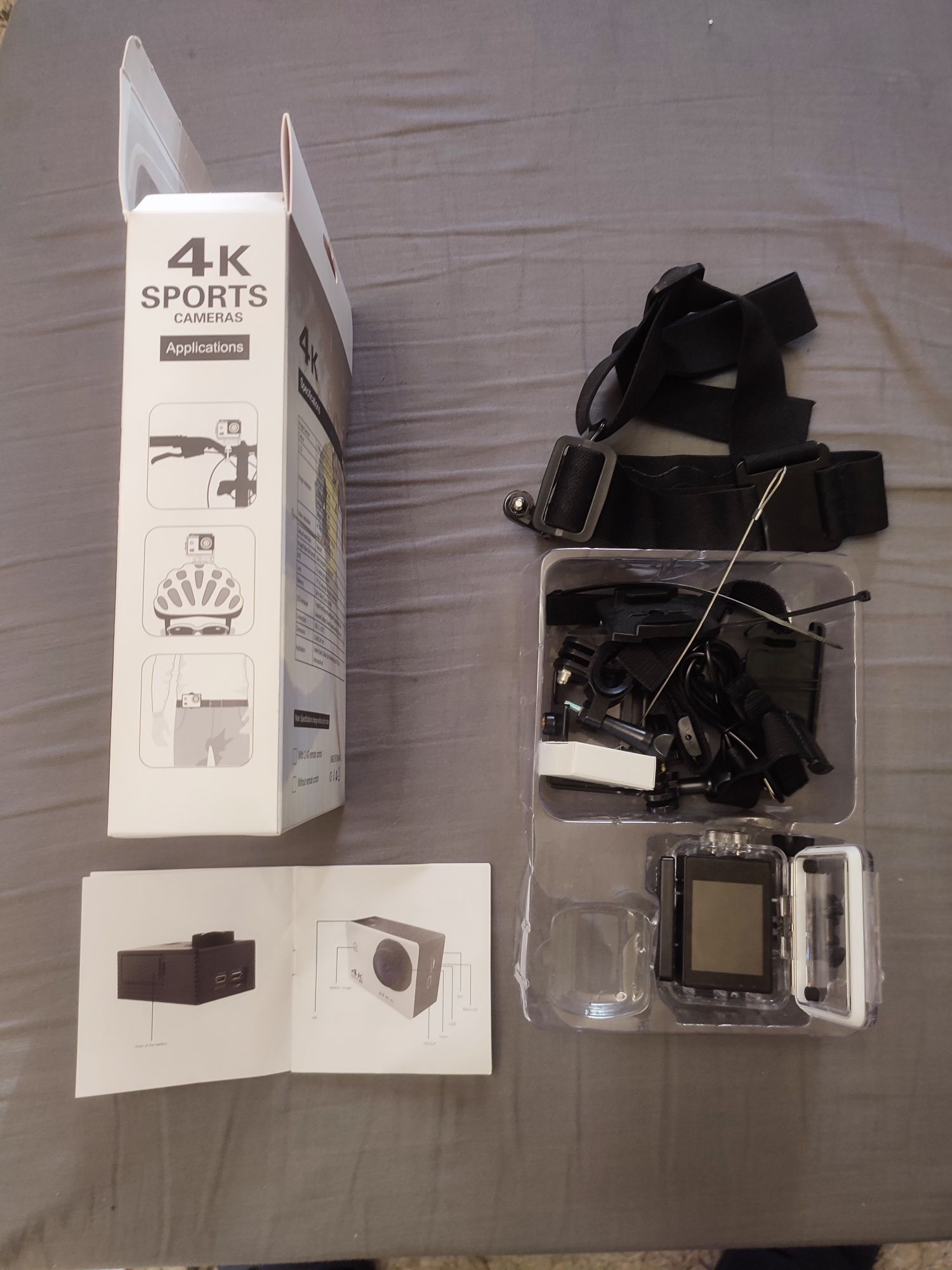 Спортна екшън камера AUSEK, 16 MP