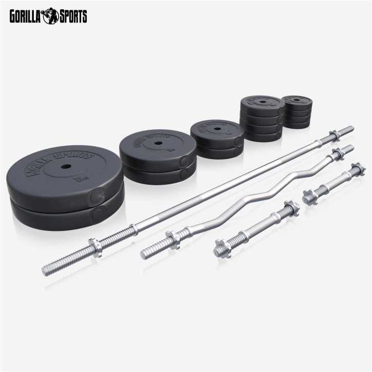 Set de gantere 100 kg - 30/31 mm