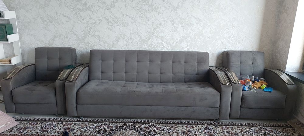 Диван кресло раскладной с роликами