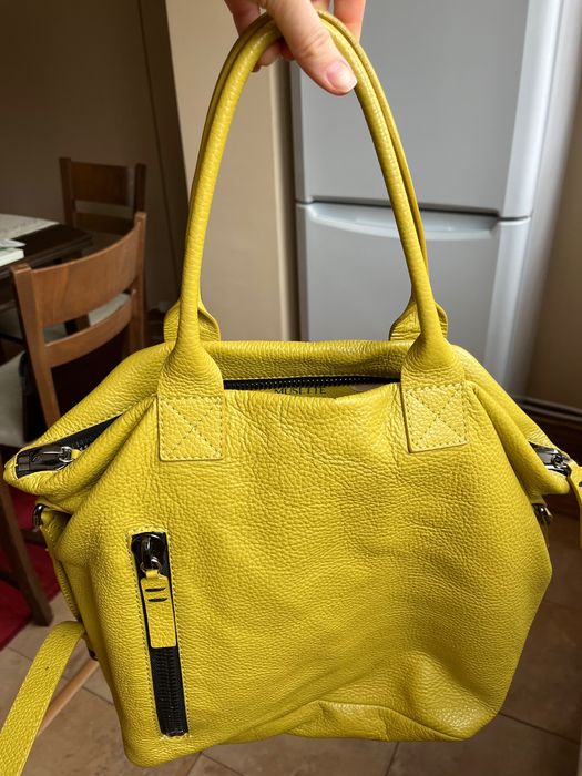 Дамска кожена чанта Musette
