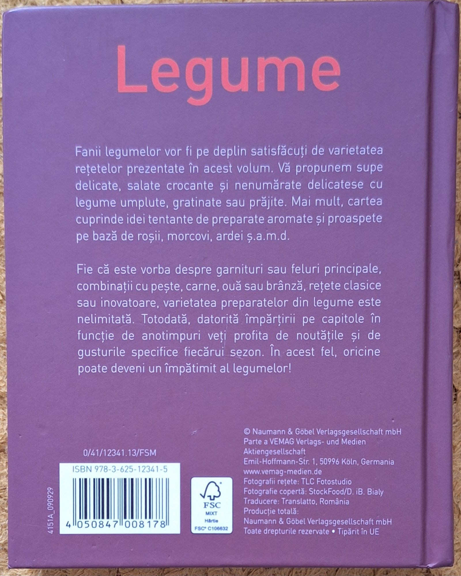 Carte de bucate - Legume