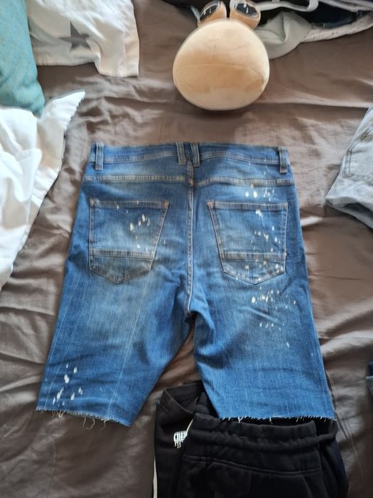 Blugi Scurti Young Rich White