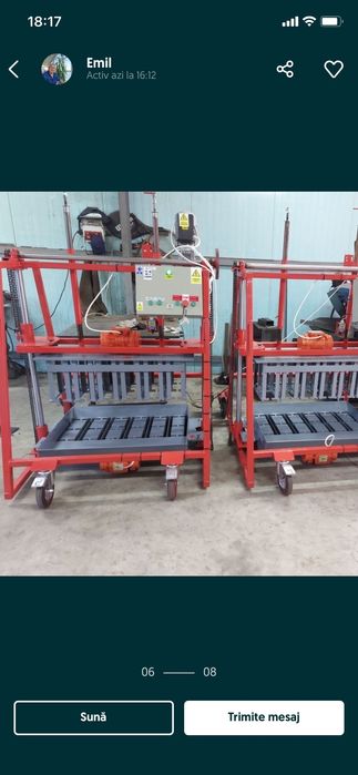 Presa/ Masina /Vibropresa Boltari Pavele Ofertă de pasteRigole