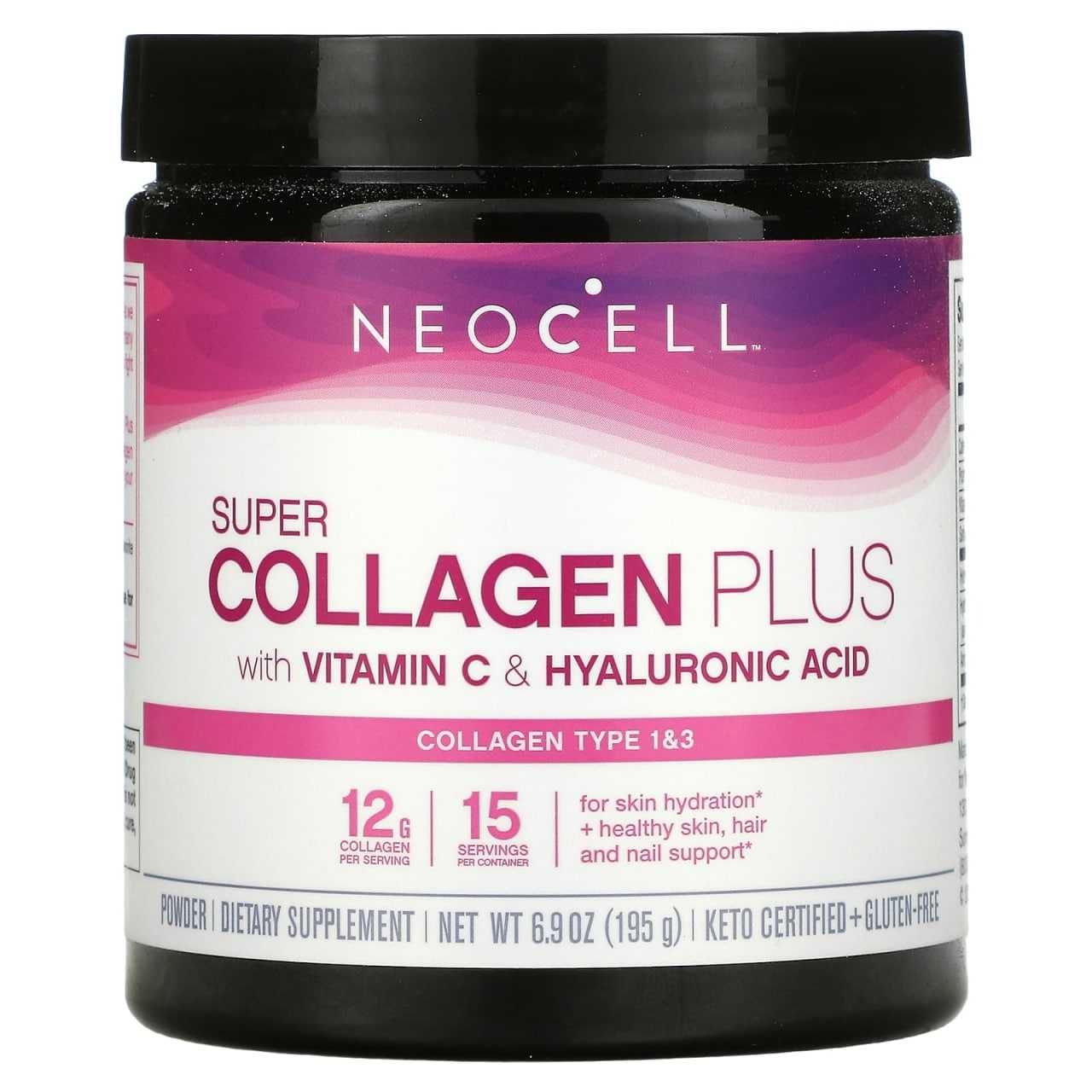 Neocell, Super Collagen коллаген с витамином C и гиалуроновой кислотой