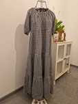 Rochie bumbac in carouri
