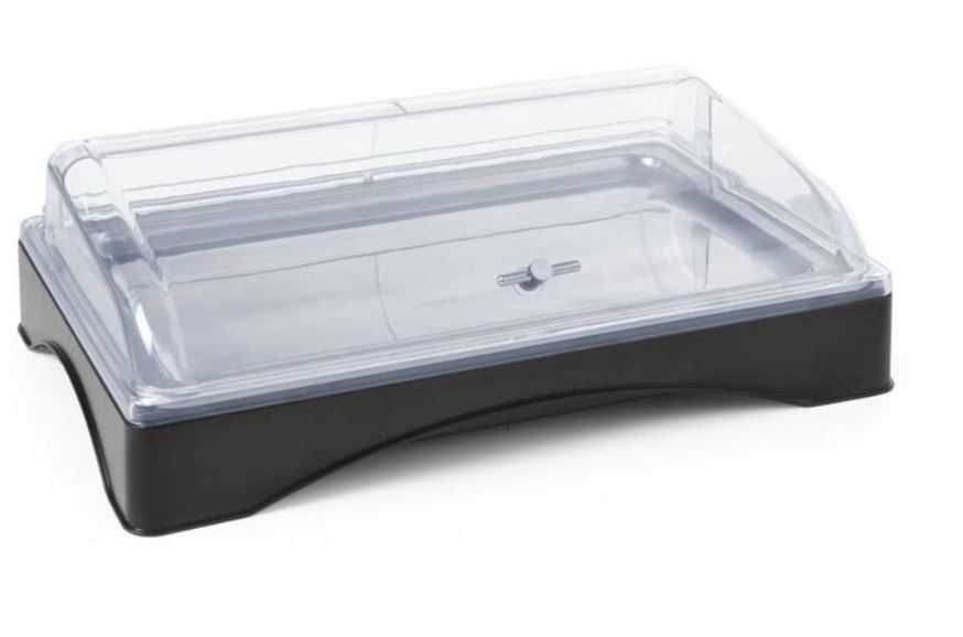 Platou servire bufet, cu tava inox + capac rolltopt -3 bucăți