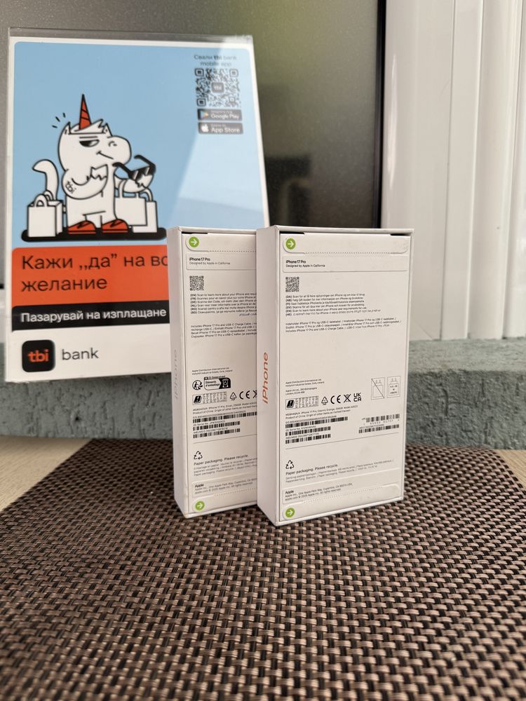 НОВ! 256Gb *ЛИЗИНГ* iPhone 17 Pro Silver / Cosmic Orange /Айфон Гаранц