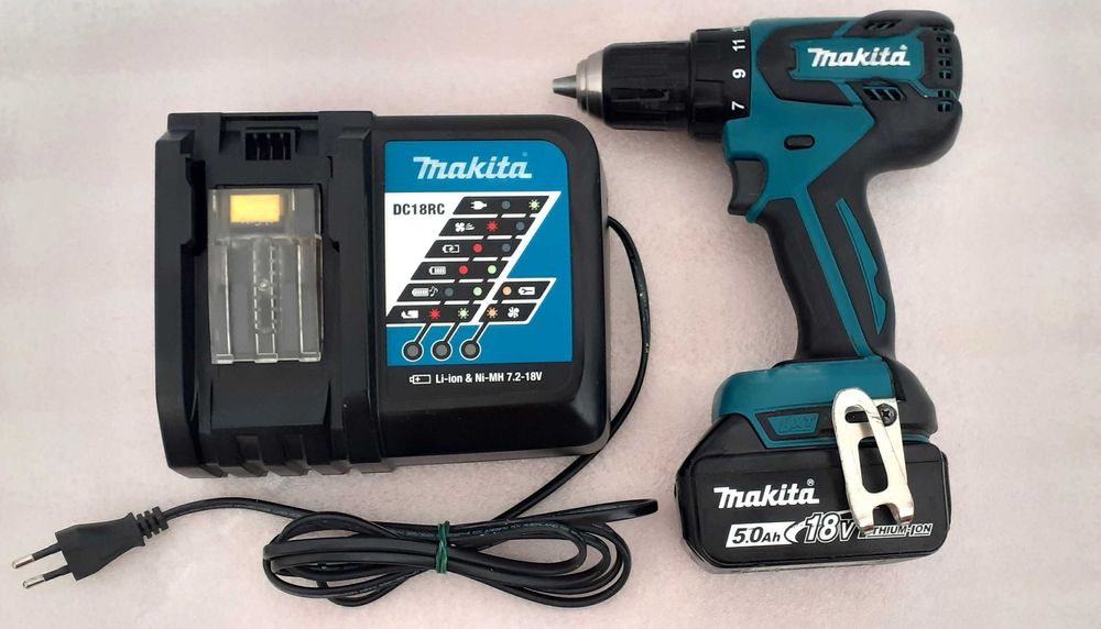 Makita DDF 459+incarcator+akku 5.0Ah