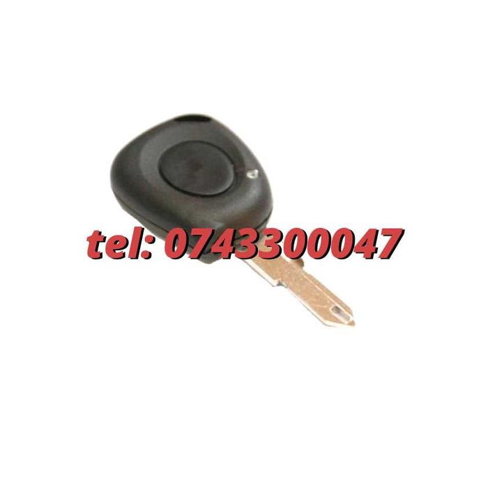 Carcasa Cheie Compatibil Renault Cu Locas Cip Negru