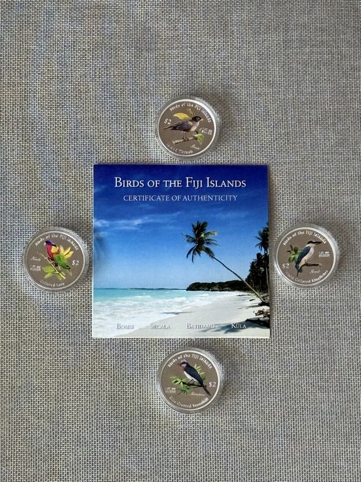 Сребърни монети - 1 унция - Birds of the Fiji Islands