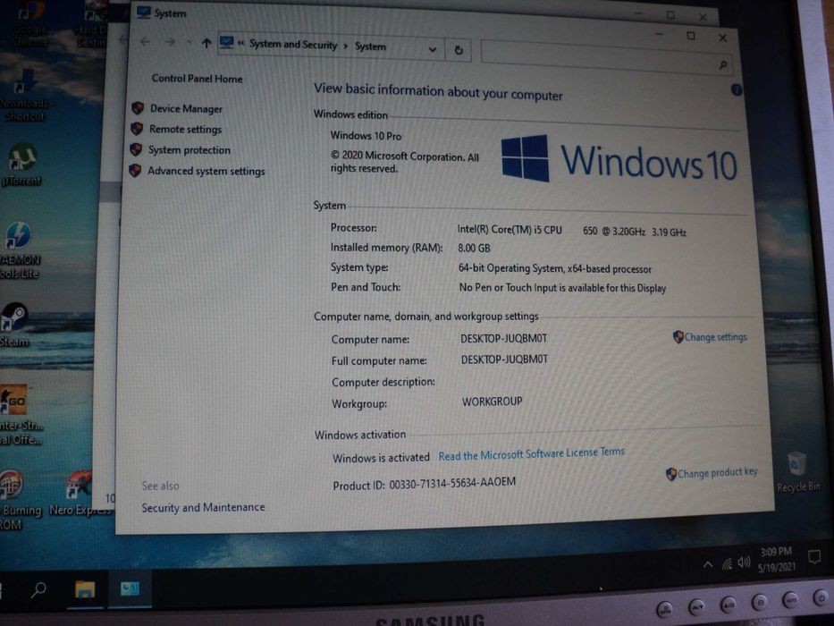 unitati PC cu Win 7 ultimate si Win.10 cu i5 sau complet PC