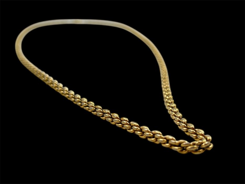 Christian Dior 80th винтидж колие с дебела позлата