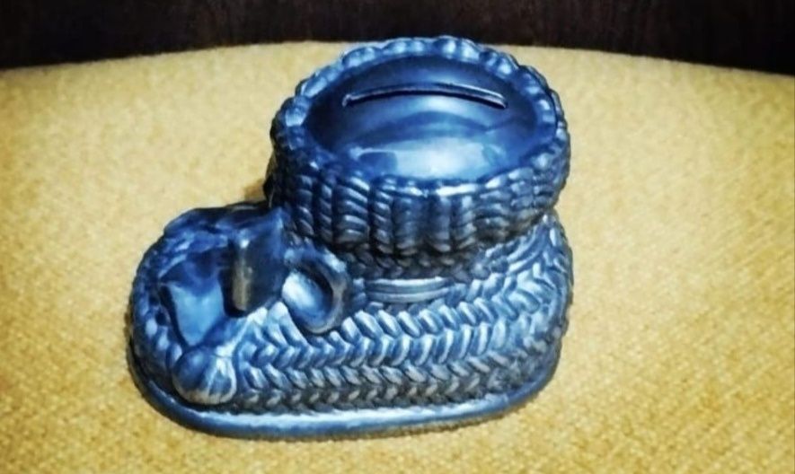 Pușculiță argintată pentru copii