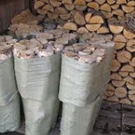 Дрова в мешках рубленная сухая