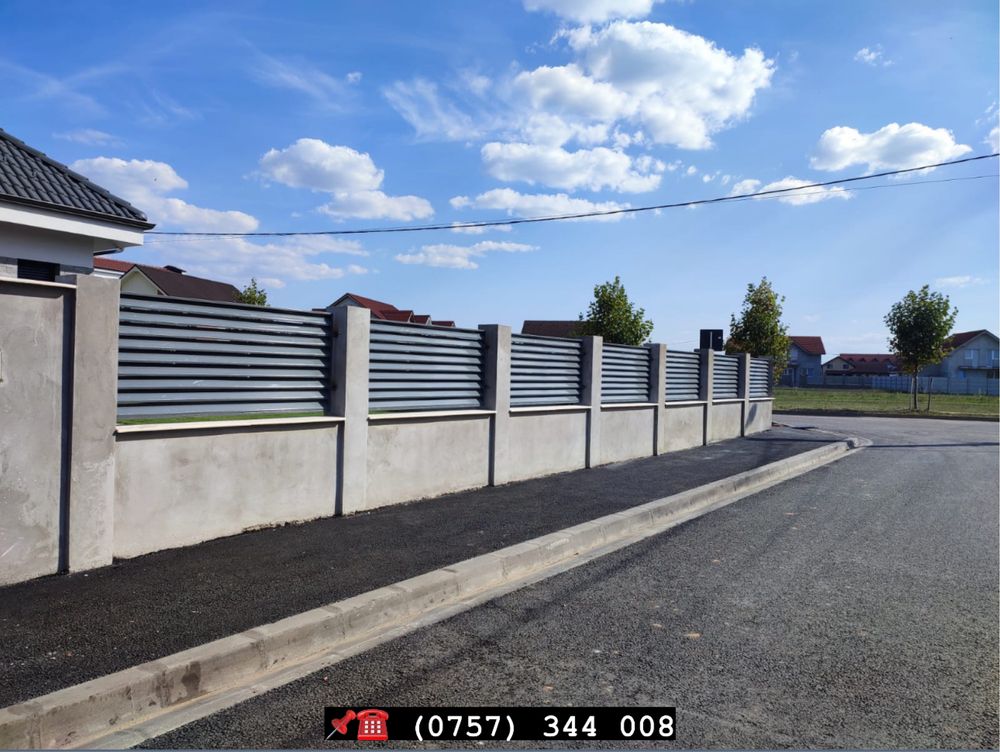 Porți/Garduri/Uși/Balustrade metalice  *MODERNE* Tip jaluzea • Oradea