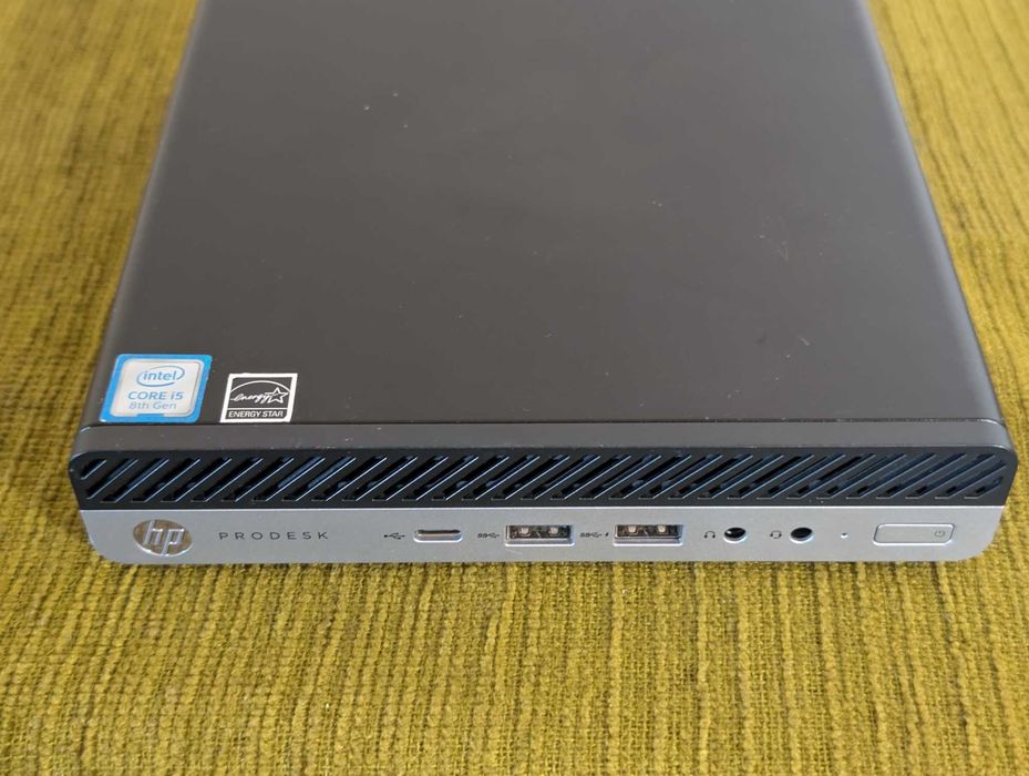HP ProDesk 600 G5 Mini PC, Intel Core i5-8500t 3.50 GHz, SSD 256 GB