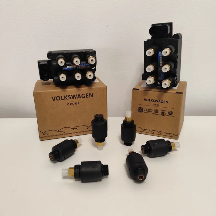 Supapa valva perna aer bloc de supape valve solenoid suspensie pneumatica Audi VW Porsche
