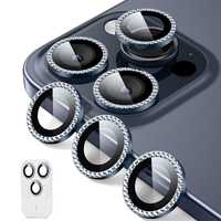 ESR сини протектори с камъни за камерата iPhone 15 Pro/15 Pro Max