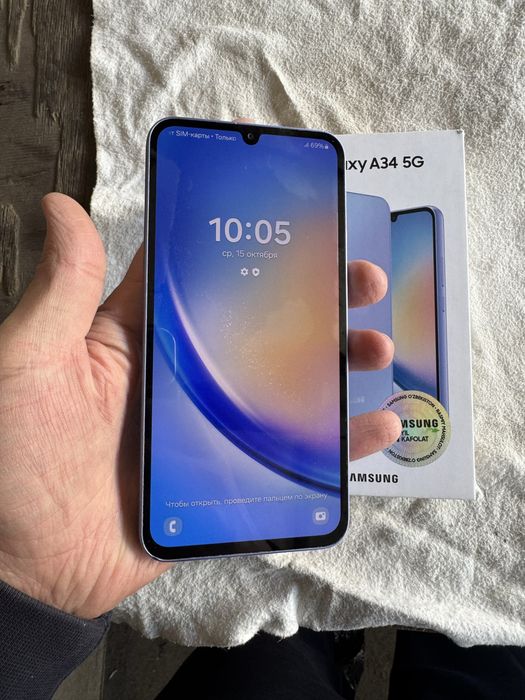 samsung a34 pamit 6.128g holati yahwi zor karopka bor