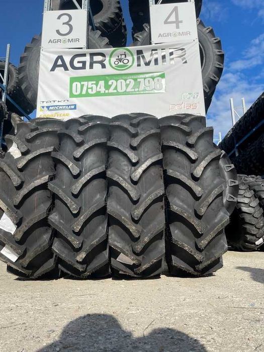 Cauciucuri noi 13.6-24 cu 8 pliuri pentru tractor fata marca CEAT