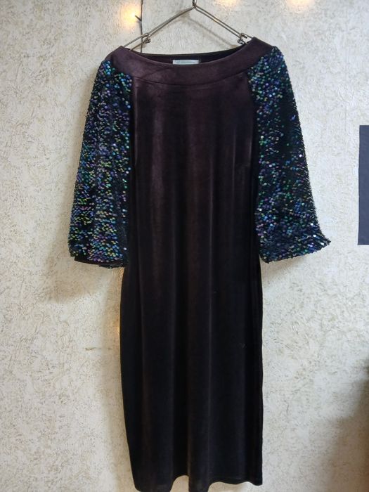 Вечернее платье ,велюр