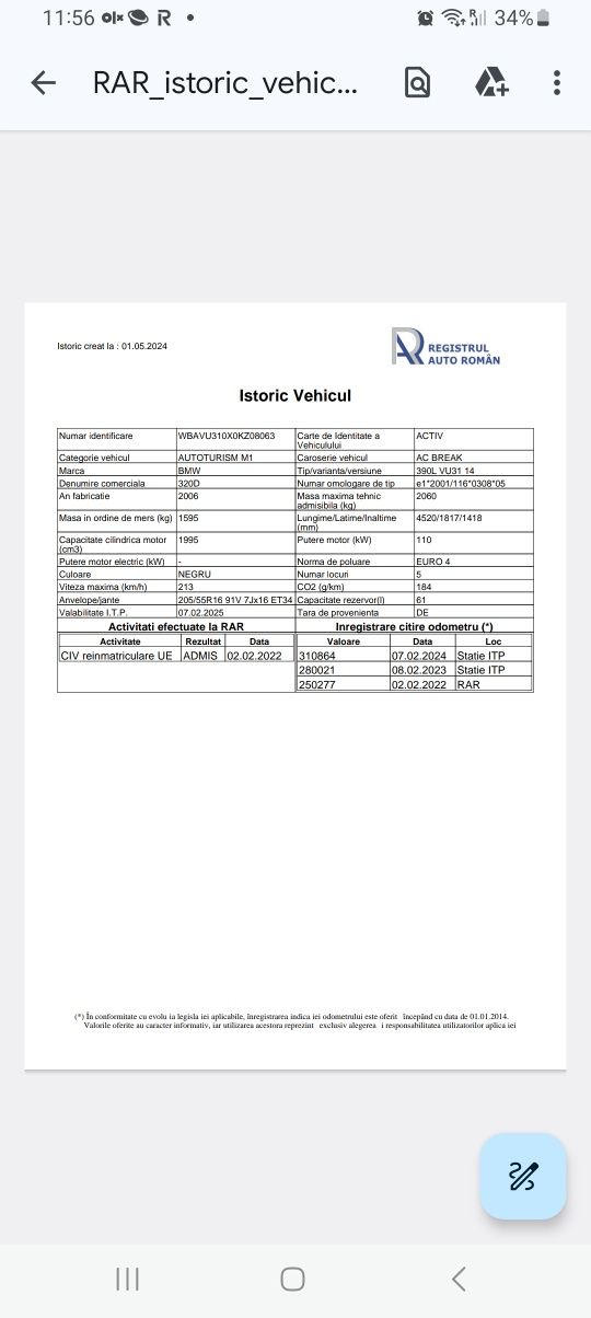 Bmw 320,2006, Automat,panoramic,2022 adus din De,accept unele variante