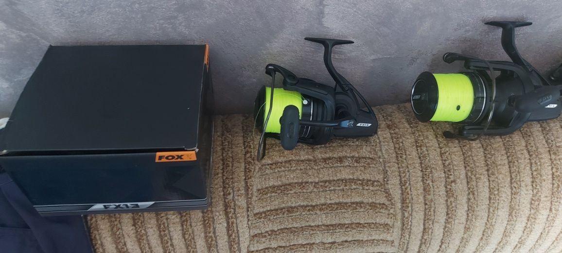 3 mulinete fox fx13 folosite puțin fără urme de uzura