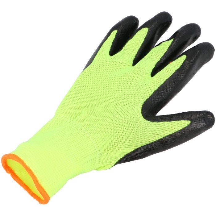 Гофрирани ръкавици универсални зелени LINE 11 PROTECT2U