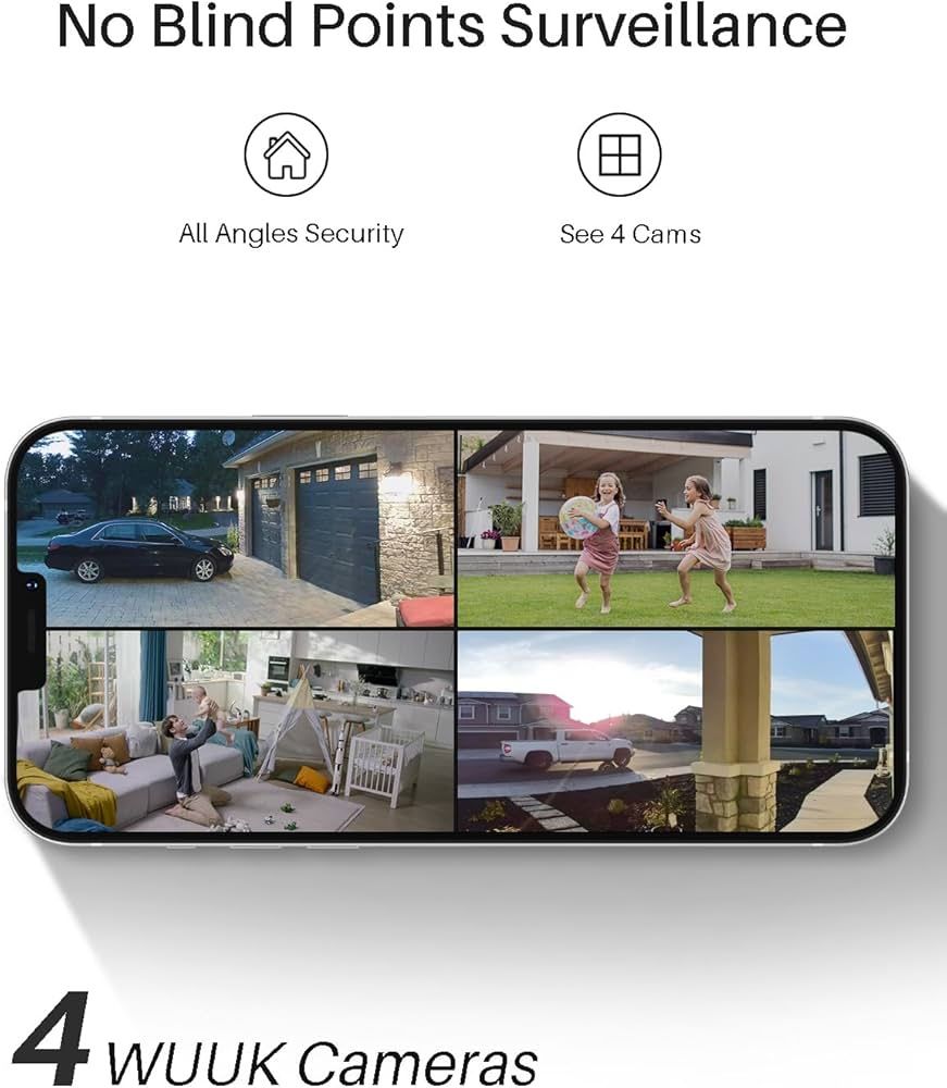 WUUK Wireless Cam Pro комплект за видеонаблюдение
