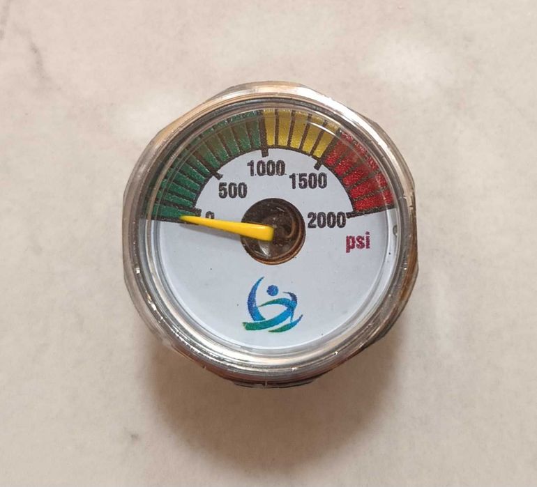 Универсален манометър 0-1500psi, 0-2000psi, 0-3000psi, манометър 25мм
