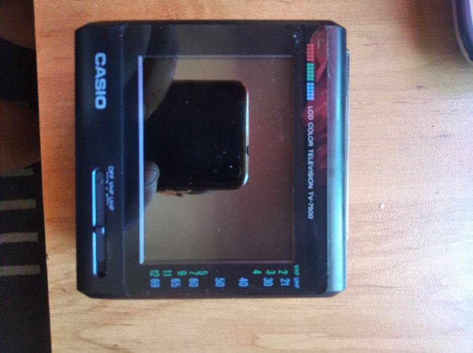 Casio tv-7500 портативен телевизор