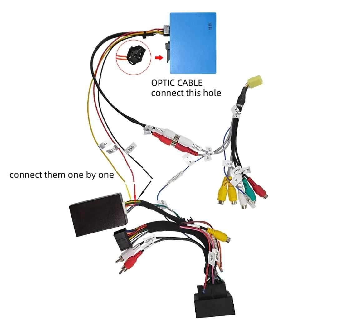 Оптичен декодер Fiber Adapter w211 w219 w220 W203 W209 E S C CLS CL