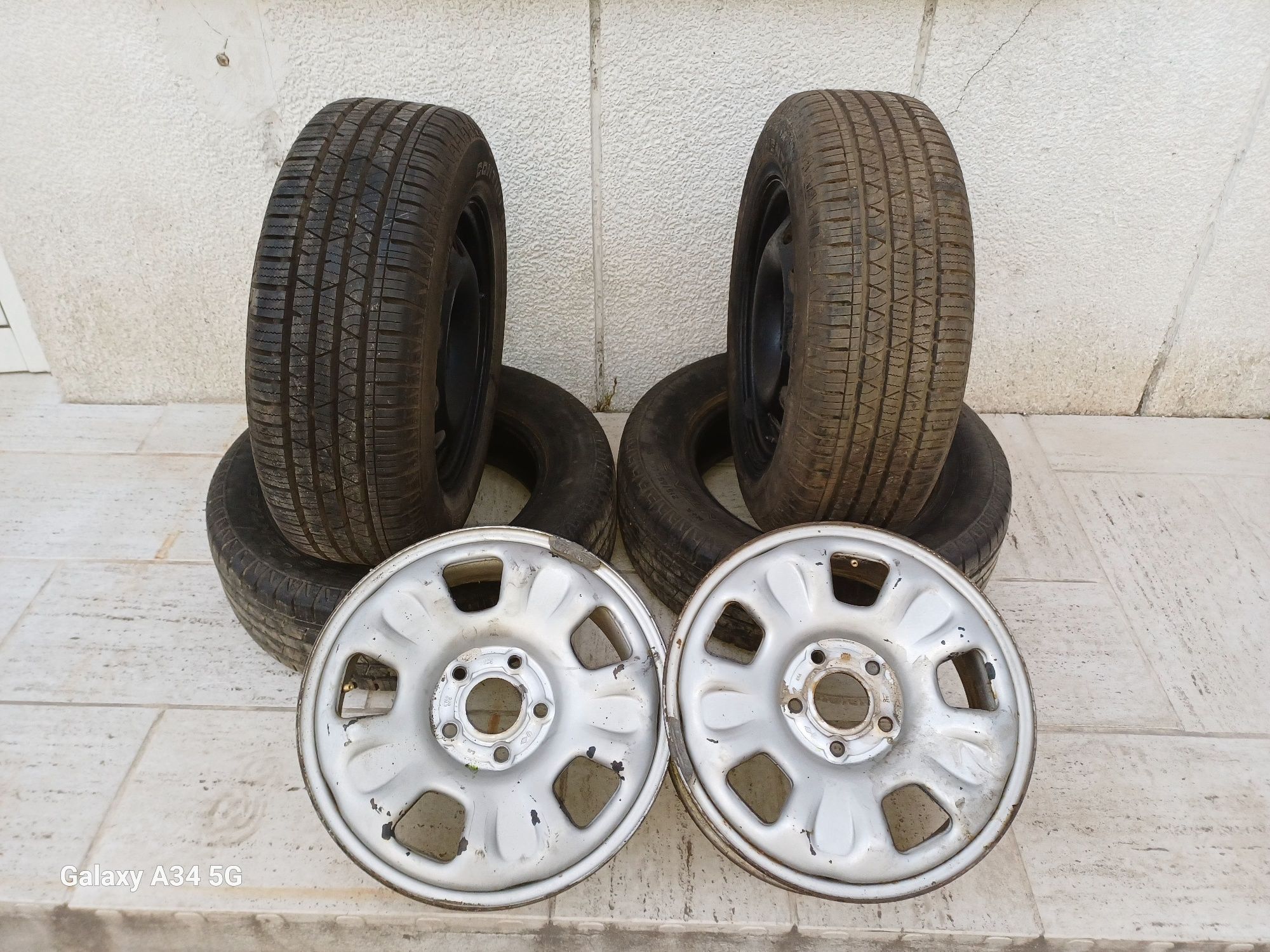 Roti jante Duster anvelope 215 65 R16 CONTINENTAL Michelin Bridgestone