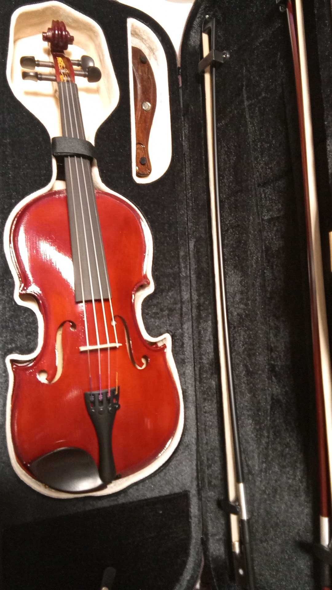 Set vioară de înaltă calitate cu accesorii & Nou + Garanție de 2.5 ani