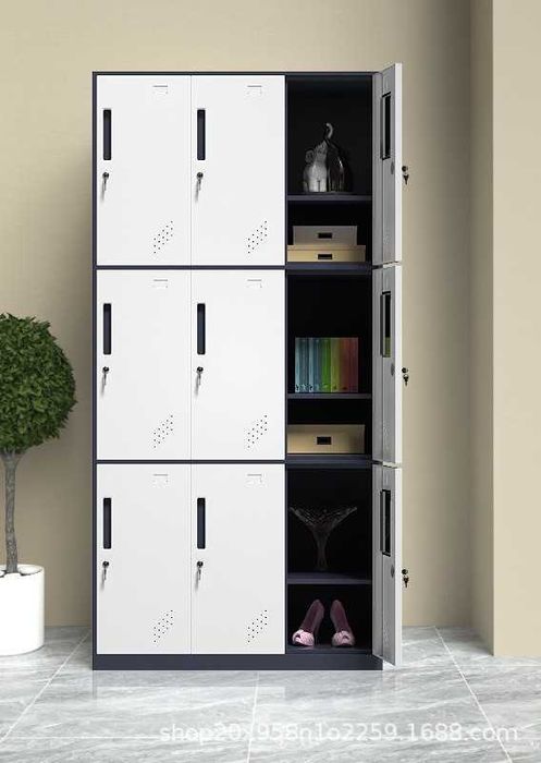 Metall shkaf kiyimlar uchun maktab, bog'cha va uyda foydalanish uchun