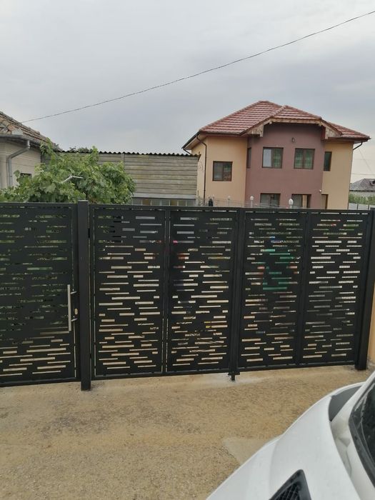 Porți, garduri tabla ,  debitate laser